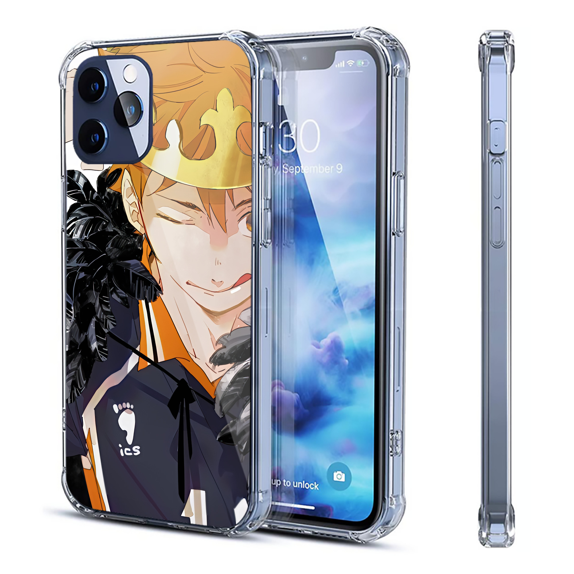 （画像用） ハイキュー!! Haikyu!! 【iPhone 12シリーズ対応】透明スマホケース（クリアソフトケース）